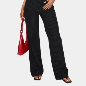 Black Pinstripe Women's trousers